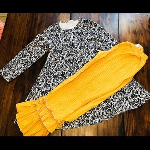 Boutique Tunic & Ruffles Pants
